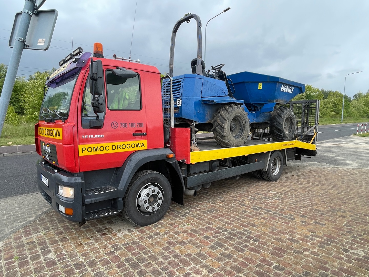 Profesjonalny transport ciężkich ładunków